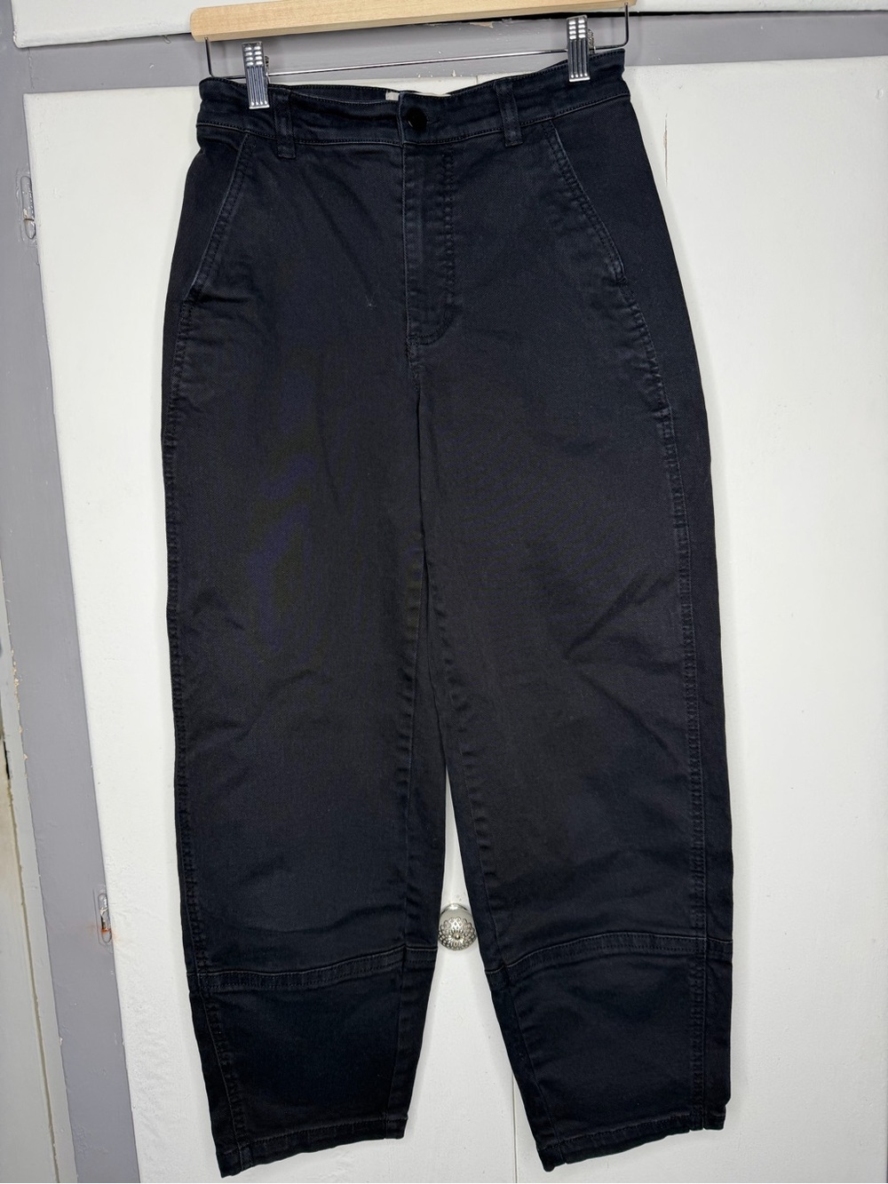 Everlane Women Black Barrel Jeans 2